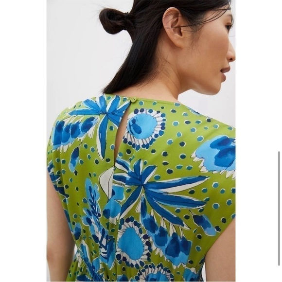 Vera for Anthropologie Bluebell Maxi Dress Size Small - Picture 6 of 16